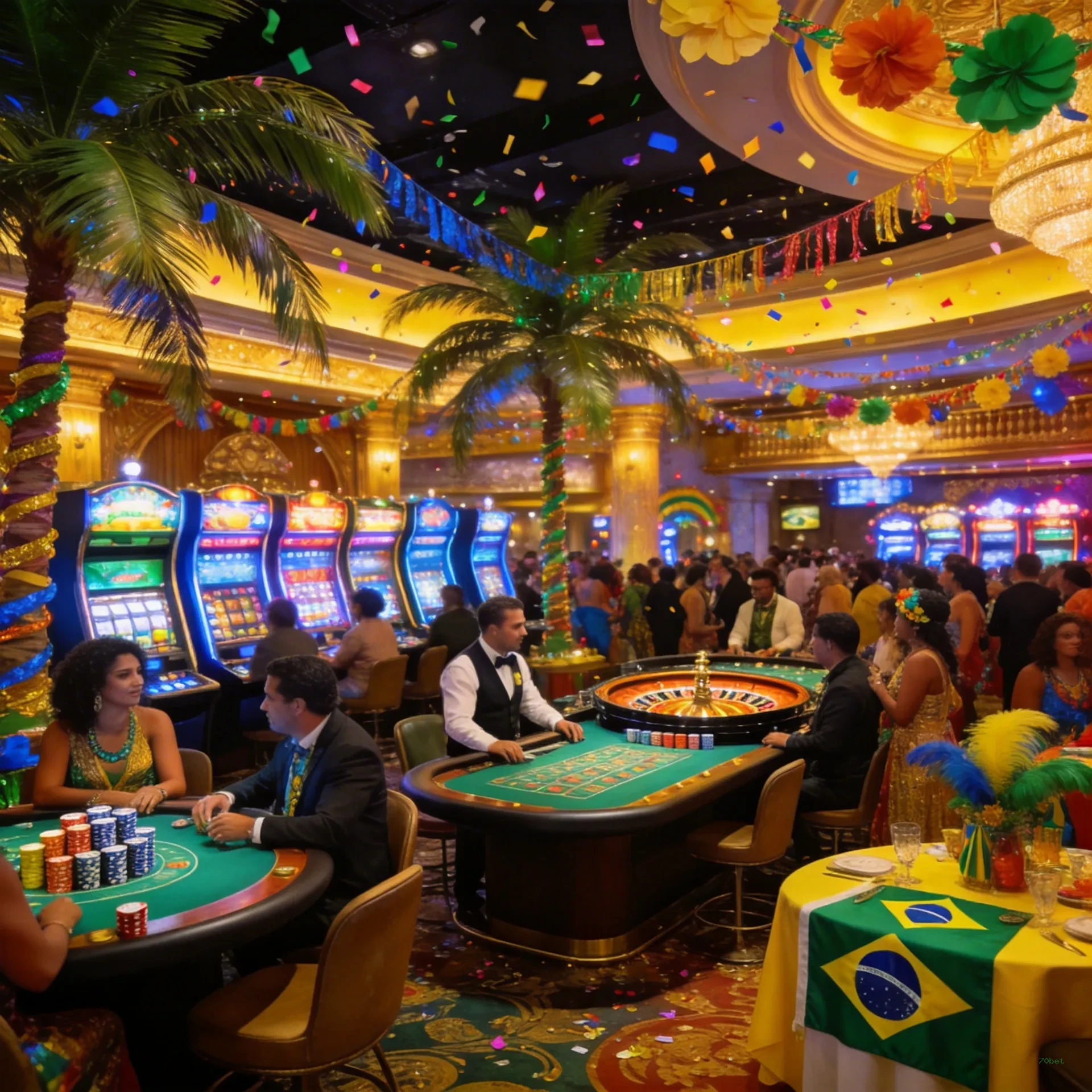 Controles de paJogonto e BRL em 70bet